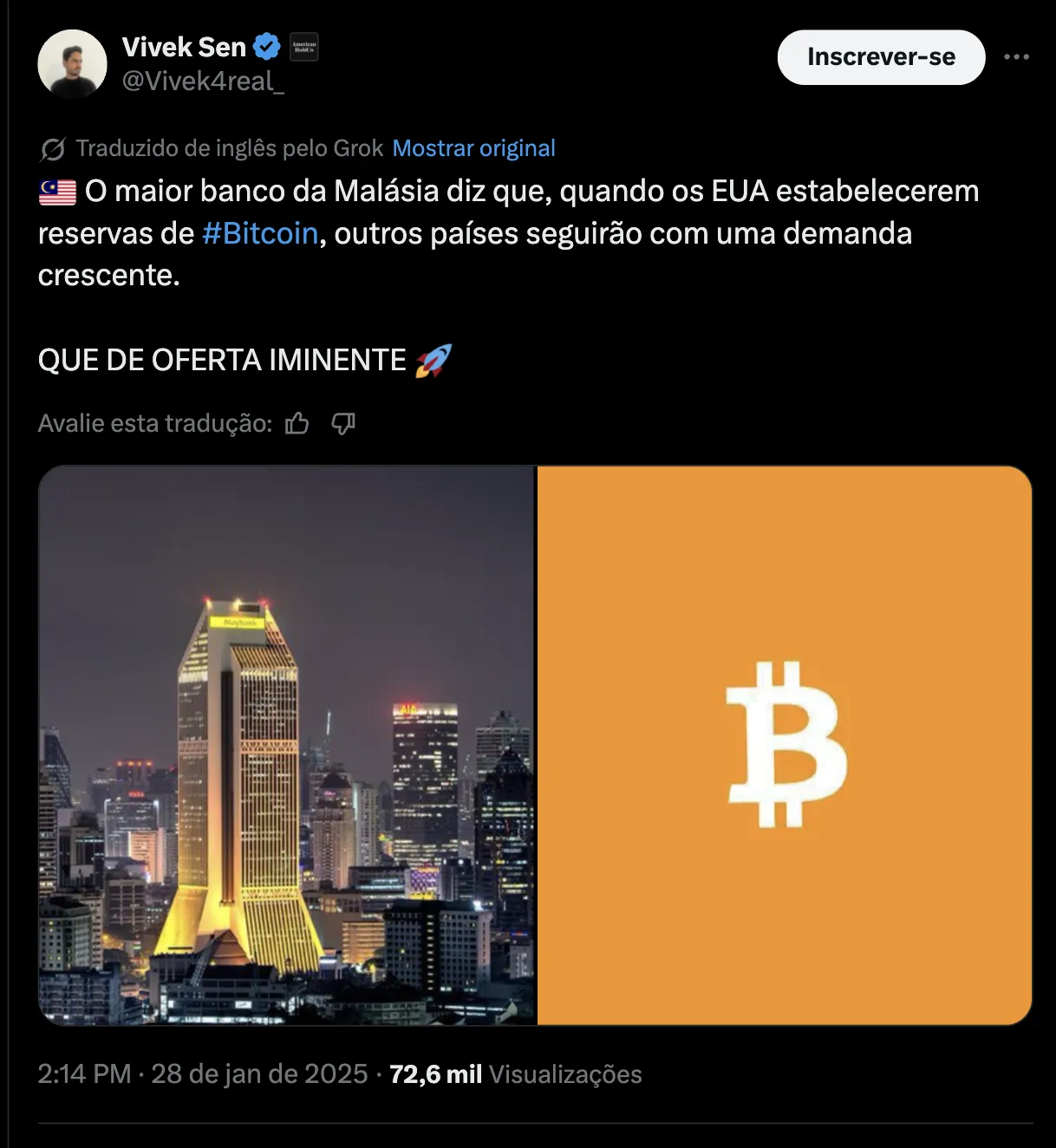 Organização sem fins lucrativos de defesa do Bitcoin