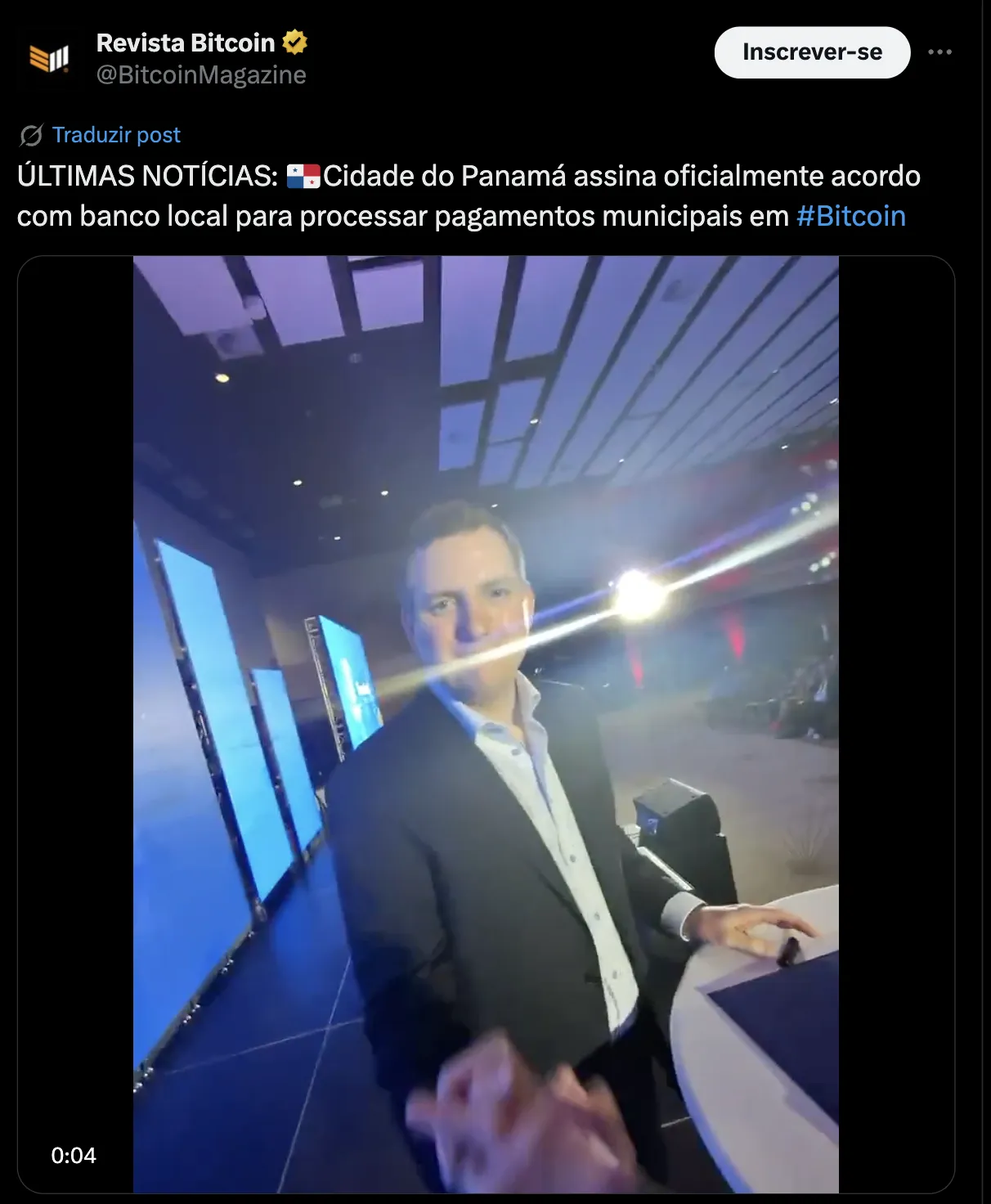 Gráfico de volatilidade do Bitcoin