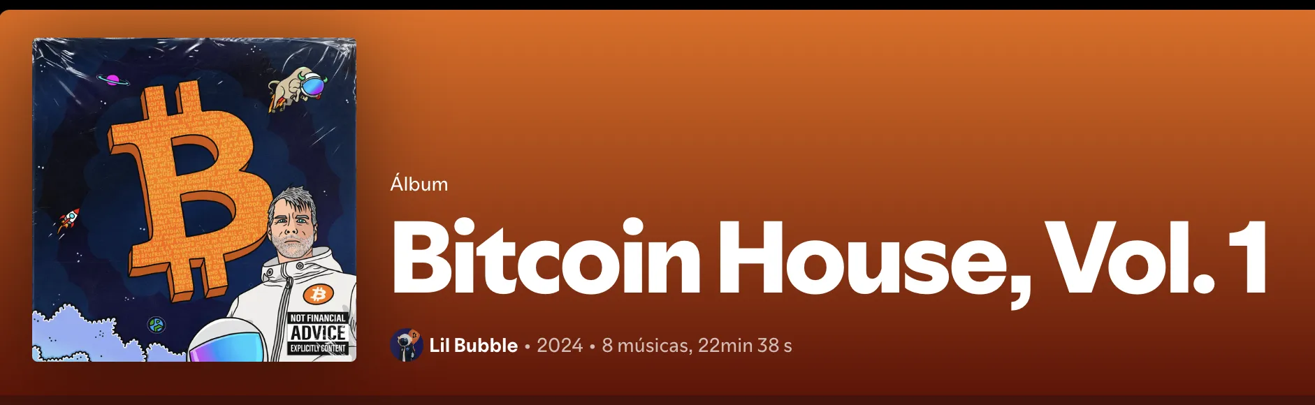 DJ em evento de Bitcoin